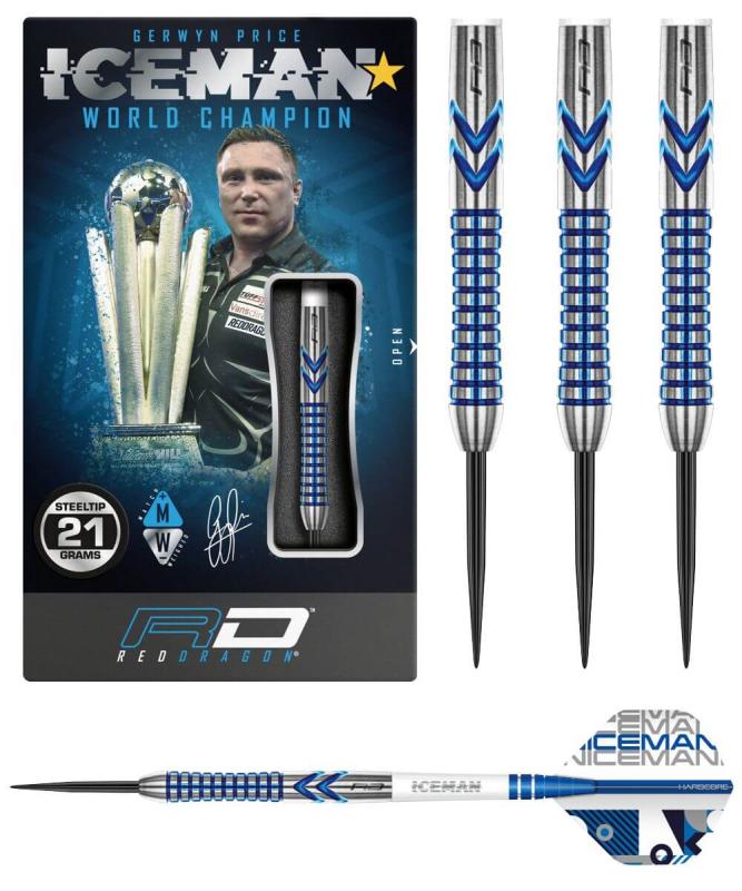 RedDragon Gerwyn Iceman Price Contour Steeldart 25 g