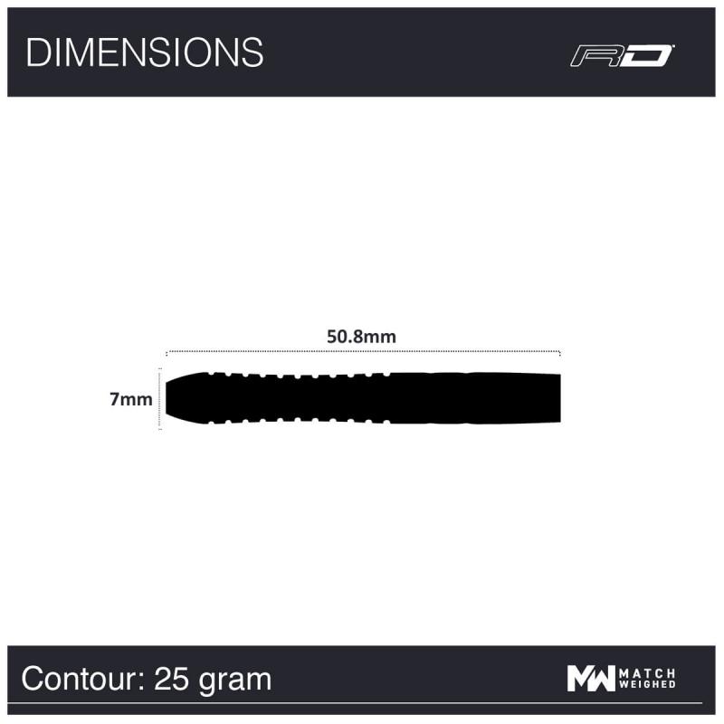 RedDragon Gerwyn Iceman Price Contour Steeldart 21-23-25g