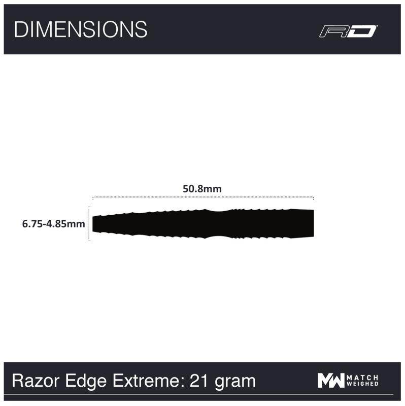 RedDragon Razor Edge Extreme Steeldart 21-22-23-24g