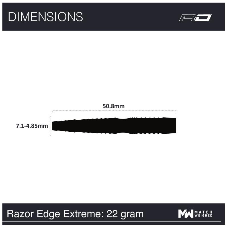 RedDragon Razor Edge Extreme Steeldart 21-22-23-24g