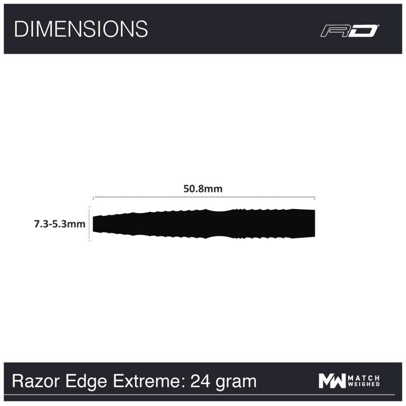 Razor Edge Extreme Steeldart 21-22-23-24g