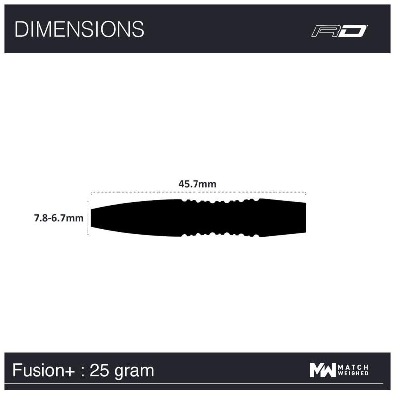 RedDragon Fusion Plus Steeldart 23-25g