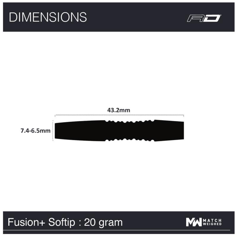 RedDragon Fusion Plus Softdart 20g