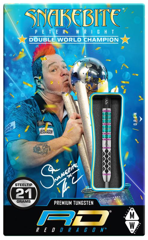 RedDragon Peter Wright Supa Venom Steeldart 21-22-23-24g RedDragon Peter Wright Supa Venom Steeldart 21-22-23-24g