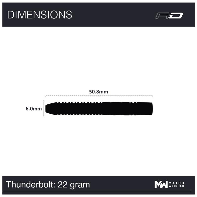 RedDragon Gerwyn Price Thunderbolt Steeldart 22-24g Wird nicht mehr Produziert
