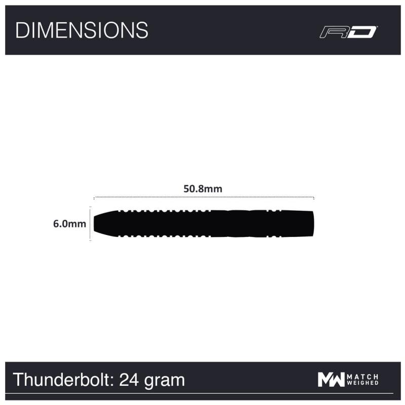 RedDragon Gerwyn Price Thunderbolt Steeldart 22-24g Wird nicht mehr Produziert