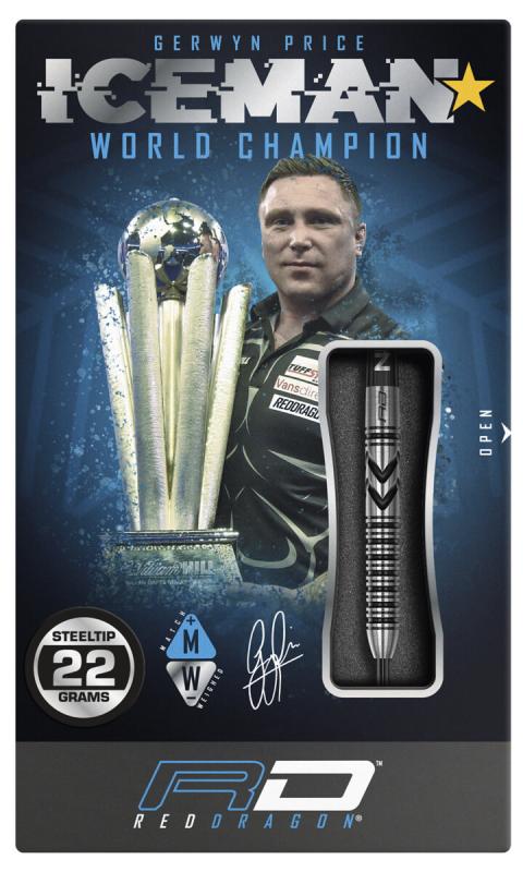 RedDragon Gerwyn Price Thunderbolt Steeldart 22-24g Wird nicht mehr Produziert