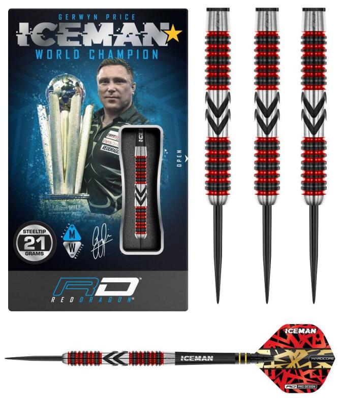 RedDragon Gerwyn Price Firebird Steeldart 23-25g RedDragon Gerwyn Price Firebird Steeldart 23-25g