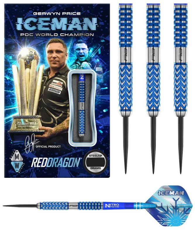 RedDragon Gerwyn Price Glacier Steeldart 24 g
