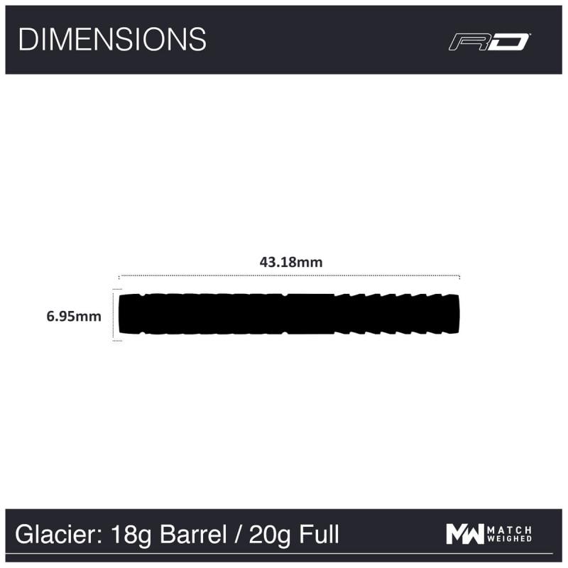 RedDragon Gerwyn Price Glacier Softdart 20 g RedDragon Gerwyn Price Glacier Softdart 20 g