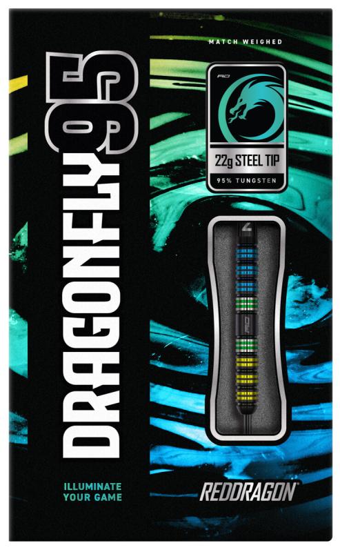 RedDragon Dragonfly 95% Schwarz Parallel Steeldart 22-24-26 g RedDragon Dragonfly 95% Schwarz Parallel Steeldart 22-24-26 g
