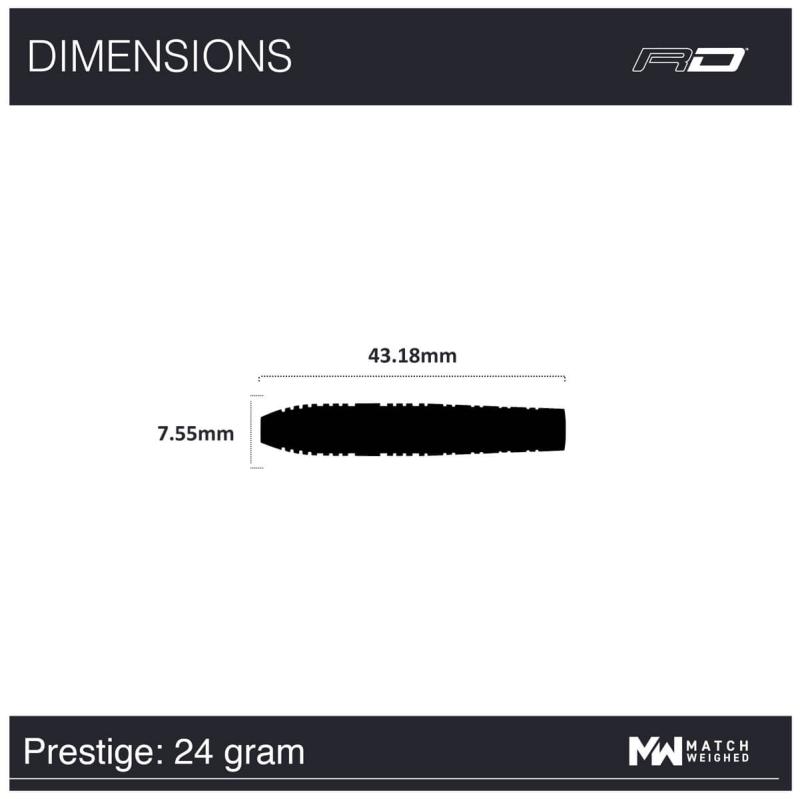 RedDragon Luke Humphries Prestige Steeldart 22-23-24g RedDragon Luke Humphries Prestige Steeldart 22-23-24g