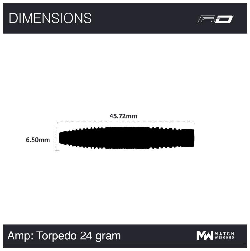 RedDragon Amp Torpedo Steeldart 24-26 g