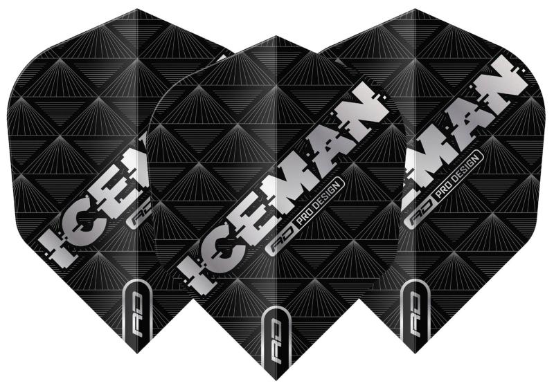 RedDragon Gerwyn Hardcore Price Iceman Flights Schwarz