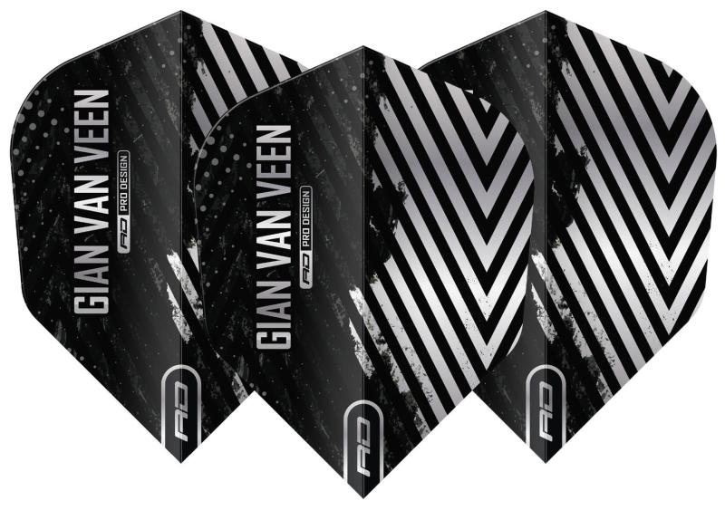 RedDragon Gian van Veen Schwarz-Silber No6