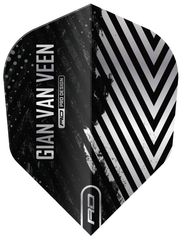RedDragon Gian van Veen Schwarz-Silber No6