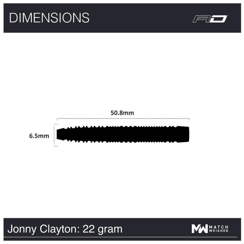 Reddragon Jonny Clayton  50 Years Player Edition Steeldart 22g Reddragon Jonny Clayton  50 Years Player Edition Steeldart 22g