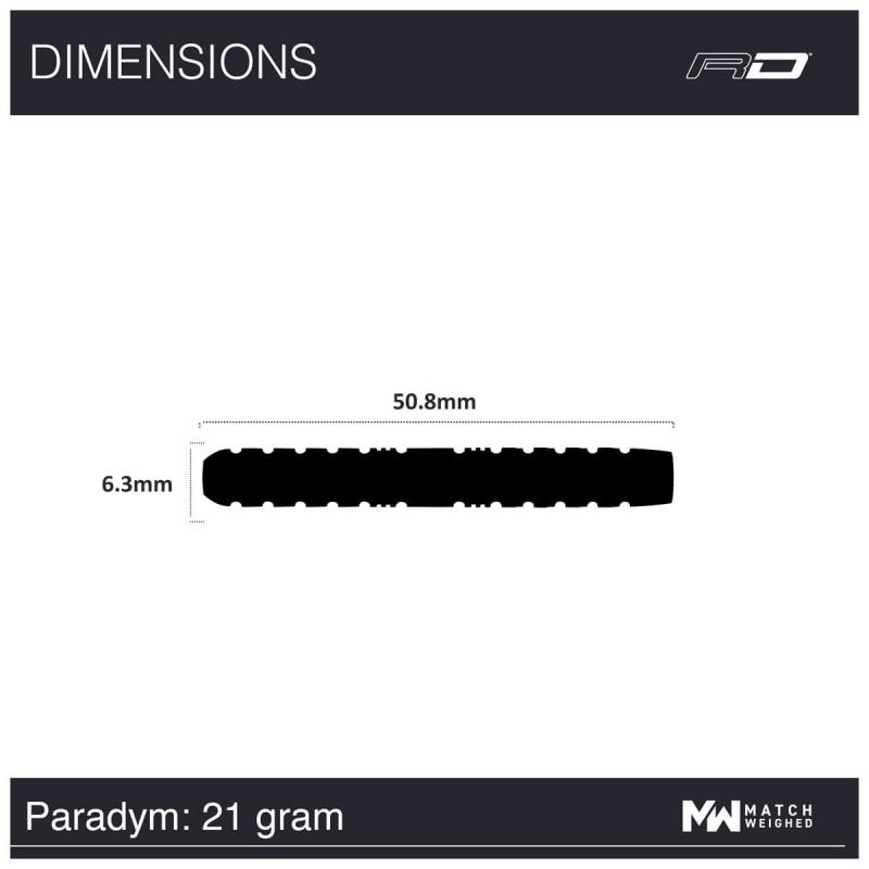 RedDragon Paradym Tapered Steeldart 21-23-25g RedDragon Paradym Tapered Steeldart 21-23-25g