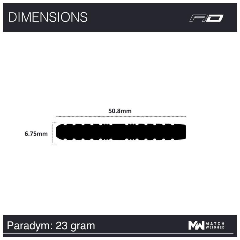 RedDragon Paradym Tapered Steeldart 21-23-25g RedDragon Paradym Tapered Steeldart 21-23-25g