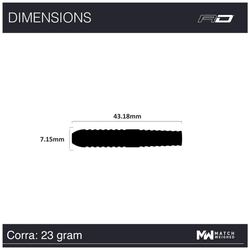 RedDragon Peter Wright Corra Steeldart 22-23-24g RedDragon Peter Wright Corra Steeldart 22-23-24g