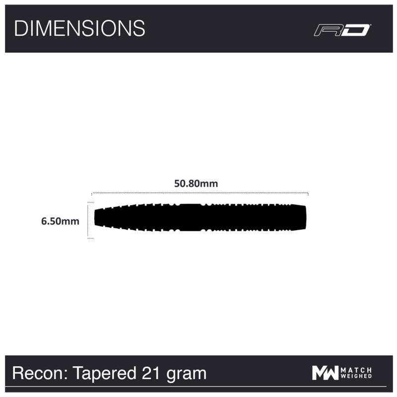 RedDragon Recon Tapered Steeldart 21-23 g