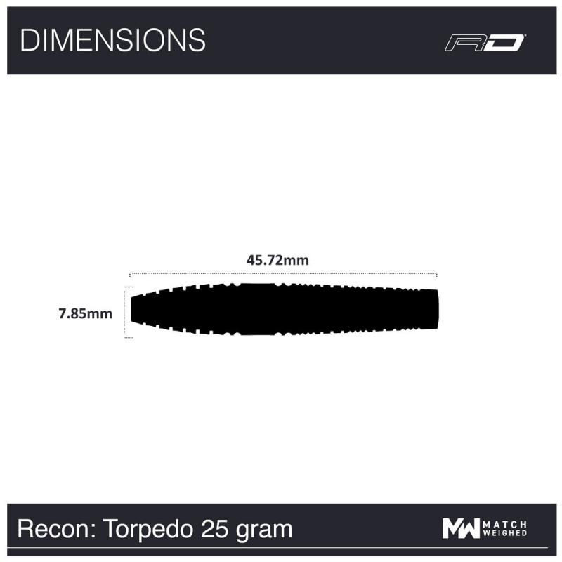 RedDragon Recon Torpedo Steeldart 23-25g