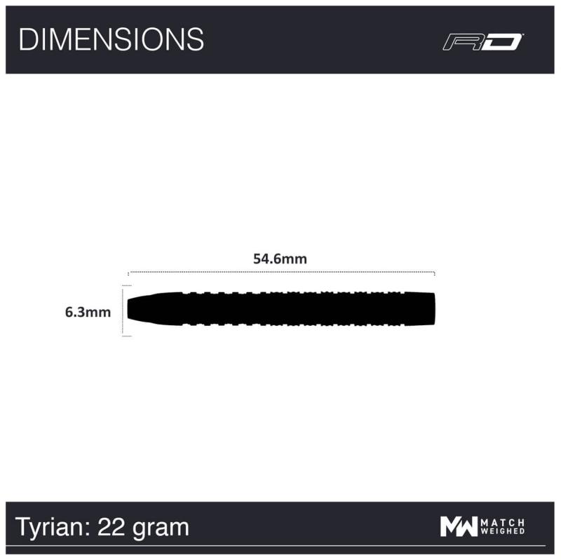 RedDragon Tyrian Steeldart 22-24g RedDragon Tyrian Steeldart 22-24g