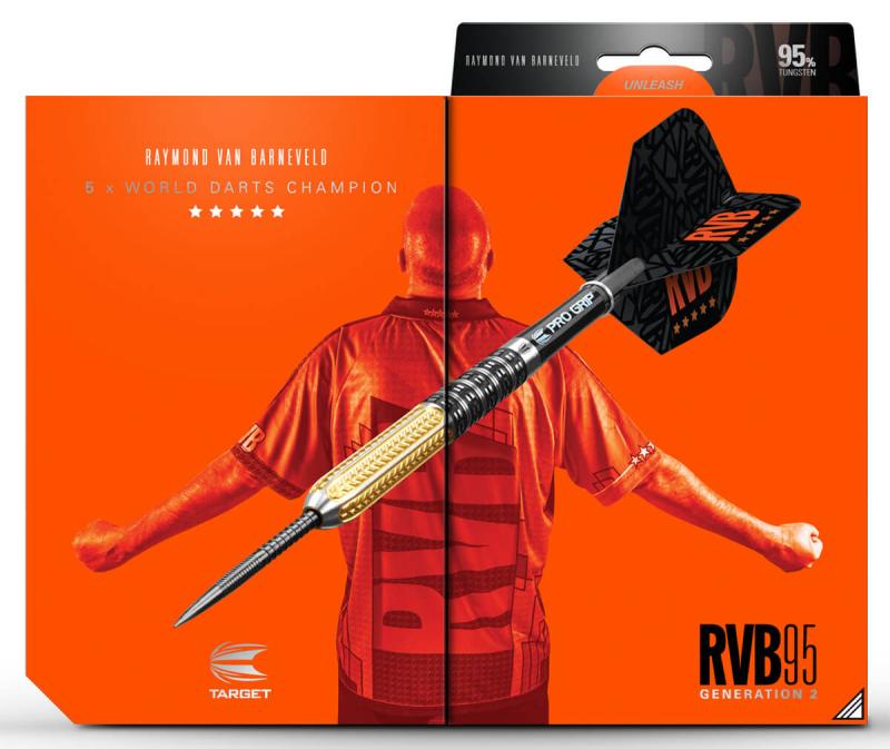 RVB Barneveld Gen 2 95% Steeldart 21-23-25g RVB Barneveld Gen 2 95% Steeldart 21-23-25g