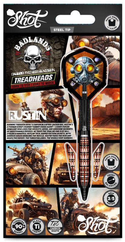Shot Badlands Rustin 90% Steeldart 23-24-25 g