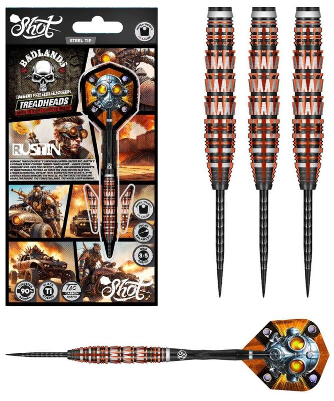 Shot Badlands Rustin 90% Steeldart 23-24-25 g