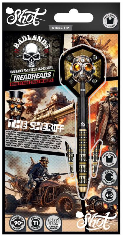 Shot Badlands The Sheriff 90% Steeldart 23-24-25 g