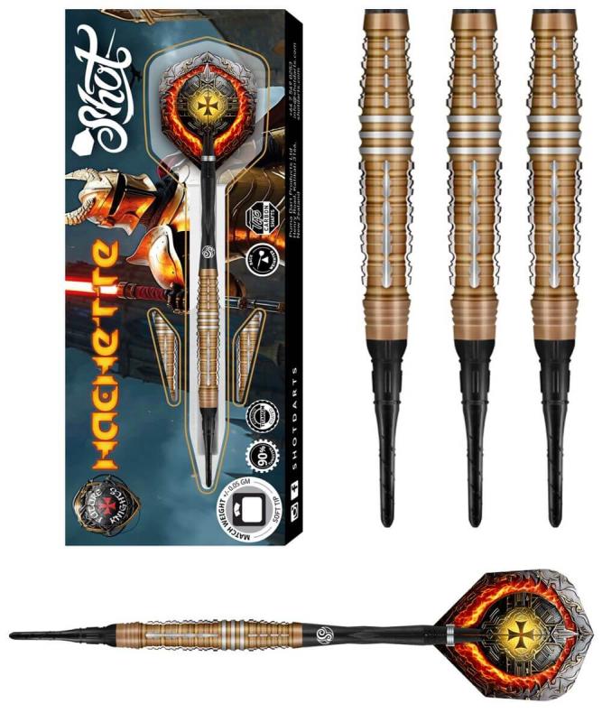 Shot Future Knights Hachette 90% Softdart 20-22g Shot Future Knights Hachette 90% Softdart 20-22g
