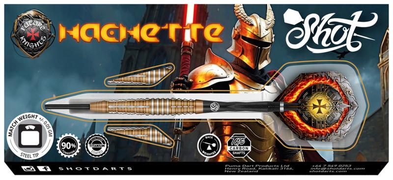 Shot Future Knights Hachette 90% Steeldart 23-24-26g Shot Future Knights Hachette 90% Steeldart 23-24-26g