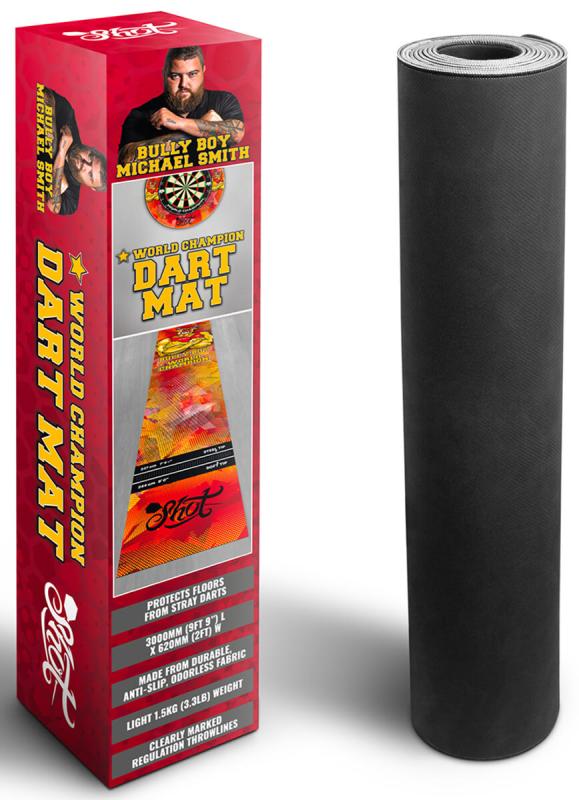 Shot Bully Boy Michael Smith Dart Matte Teppich 300 x 60 cm Shot Bully Boy Michael Smith Dart Matte Teppich 300 x 60 cm
