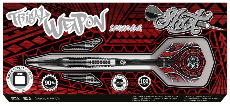Shot Tribal Weapon Savage 90% Softdart 18-20g Shot Tribal Weapon Savage 90% Softdart 18-20g