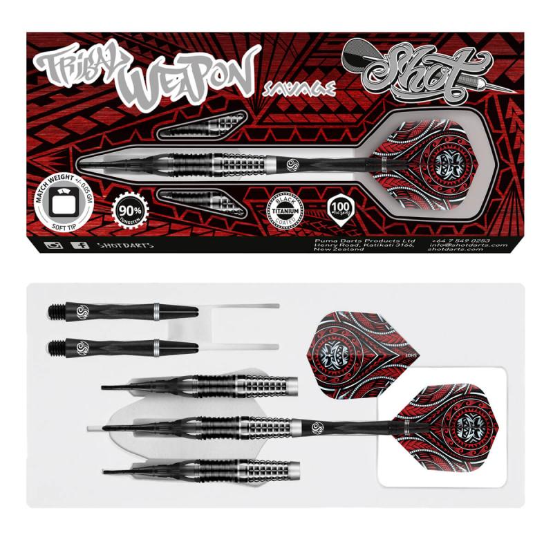 Shot Tribal Weapon Savage 90% Softdart 18-20g