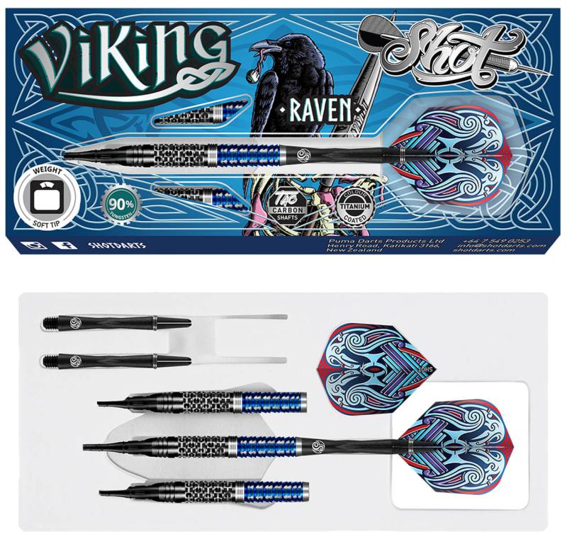 Shot Viking Raven 90% Softdart 18 g Shot Viking Raven 90% Softdart 18 g