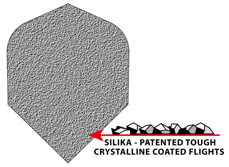 Harrows Flight Silika Cystalline Coated No6 Schwarz Harrows Flight Silika Cystalline Coated No6 Schwarz