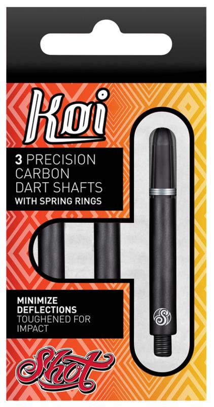 Shot Koi Carbon Shaft Schwarz 3 Längen Shot Koi Carbon Shaft Schwarz 3 Längen