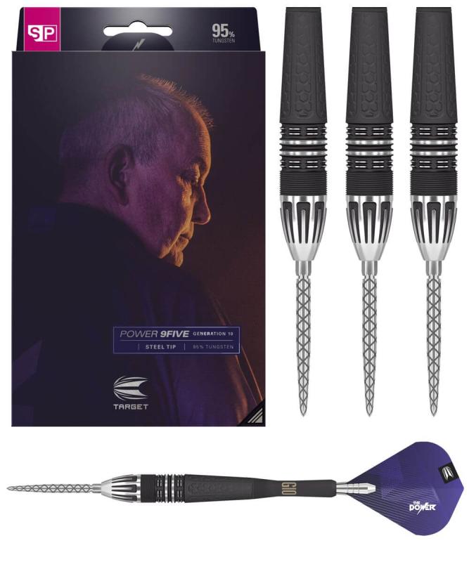 Target Power 9Five G10 95% Steeldart 22-24-26g Target Power 9Five G10 95% Steeldart 22-24-26g