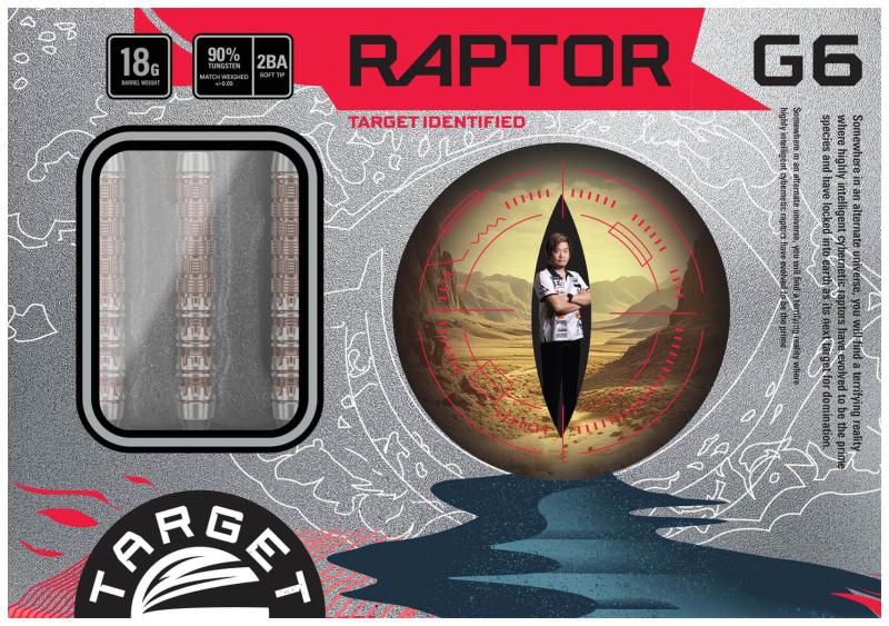 Target George Nishitani - Prime Series Raptor G6 90% Softdart 20g Target George Nishitani - Prime Series Raptor G6 90% Softdart 20g