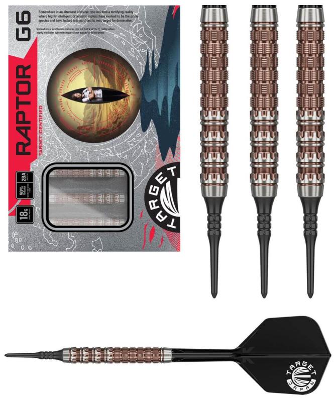 Target George Nishitani - Prime Series Raptor G6 90% Softdart 20g Target George Nishitani - Prime Series Raptor G6 90% Softdart 20g