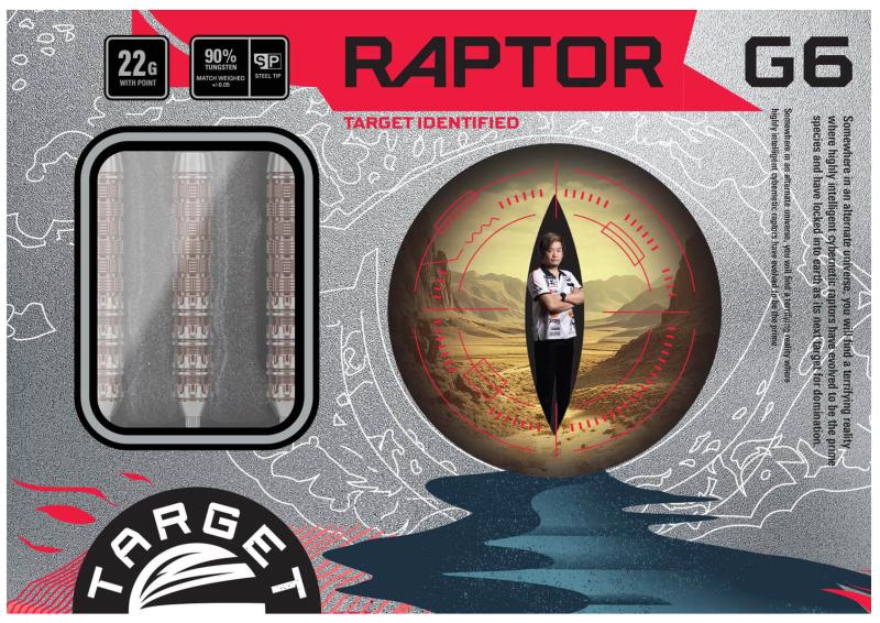 Target George Nishitani - Prime Series Raptor G6 90% Steeldart 22-24g Target George Nishitani - Prime Series Raptor G6 90% Steeldart 22-24g