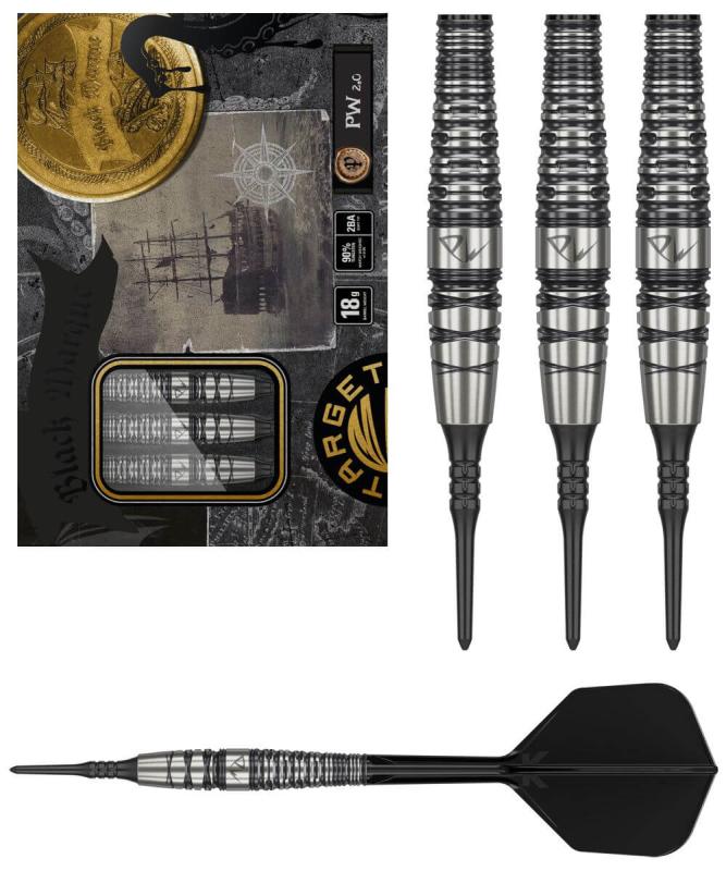 Target Japan Black Marque PW 2 90% Softdart 20g Target Japan Black Marque PW 2 90% Softdart 20g