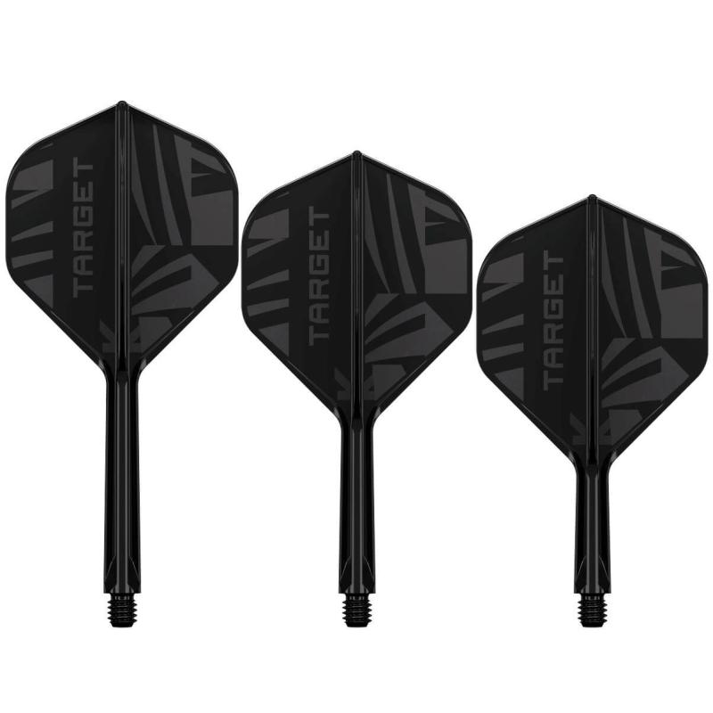 Target K-Flex No2 Schwarz-Klar Flight/Shaft Kombination