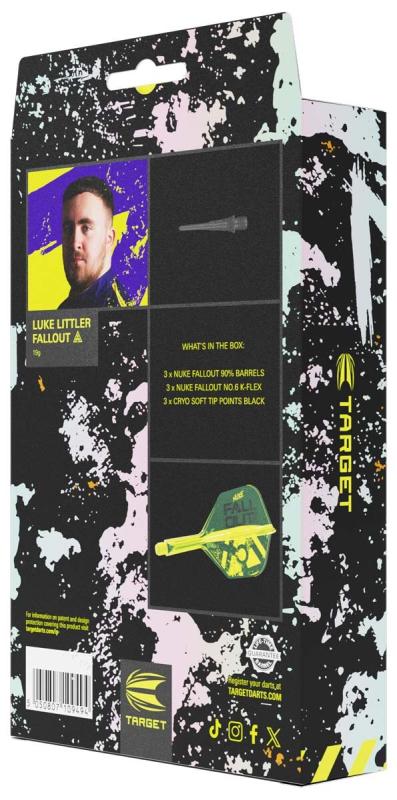 Target Luke Littler Fallout  90% Softdart 19g