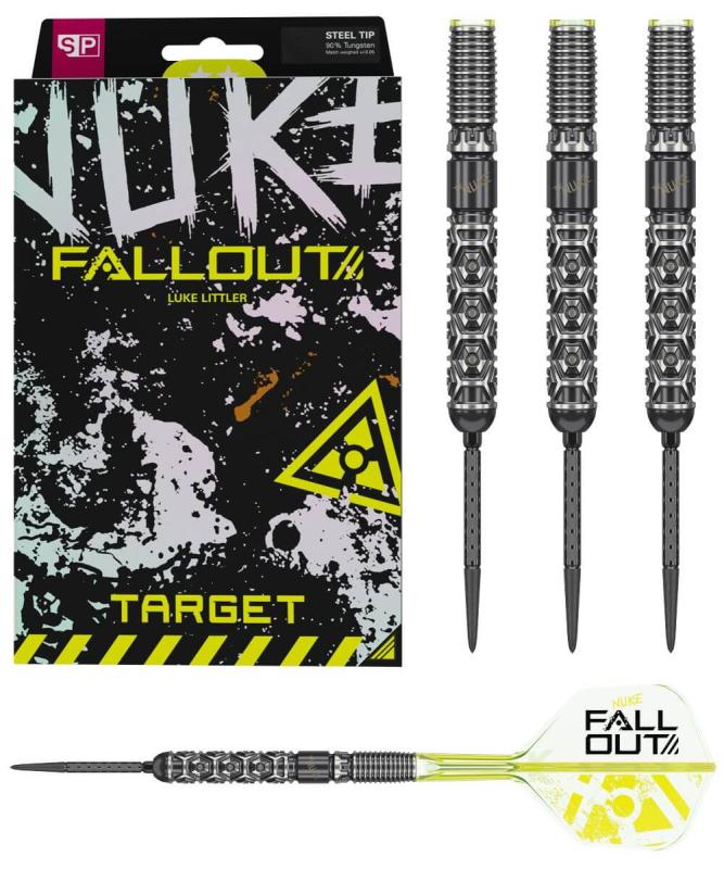 Target Luke Littler Fallout 90% SP Steeldart 22-23-24g