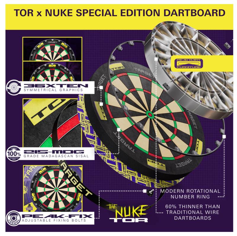 Target Luke Littler World Champion Surround u.Tor Board 2025 Target Luke Littler World Champion Surround u.Tor Board 2025