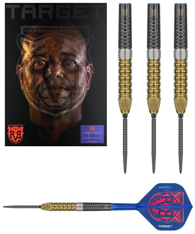 Target Raymond v. Barnveld Gen 6 95% Steeldart 21-23-25g Target Raymond v. Barnveld Gen 6 95% Steeldart 21-23-25g