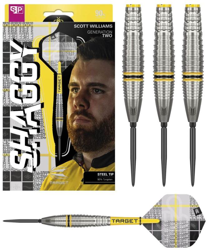 Target Scott Williams G2 90% Tungsten Steeldart 23-25g